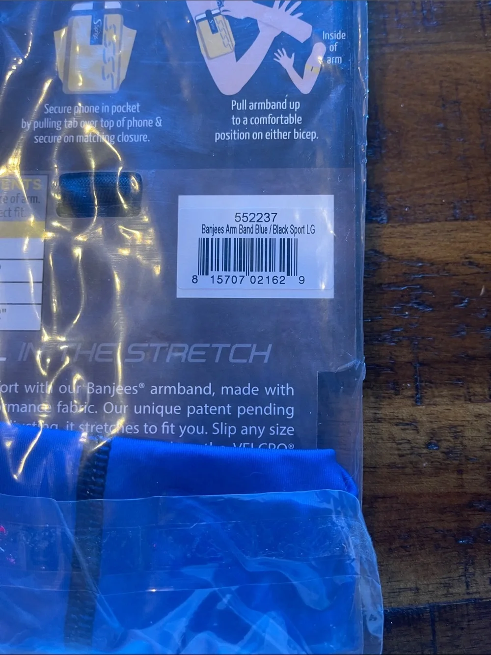 Sprigs Banjees Armband in Blue - Stretch Technology (Men Accessories)